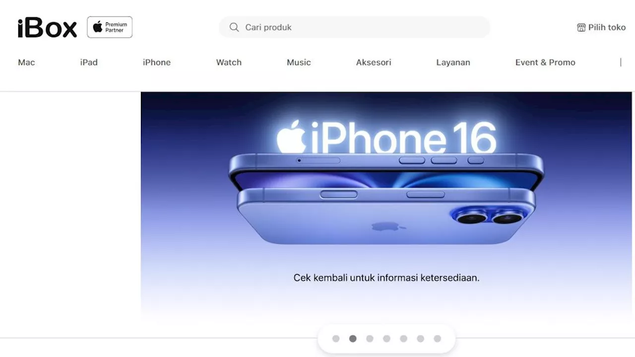 iPhone 16 Muncul di Website Blibli, iBox, dan Digimap, Segera Masuk Indonesia?