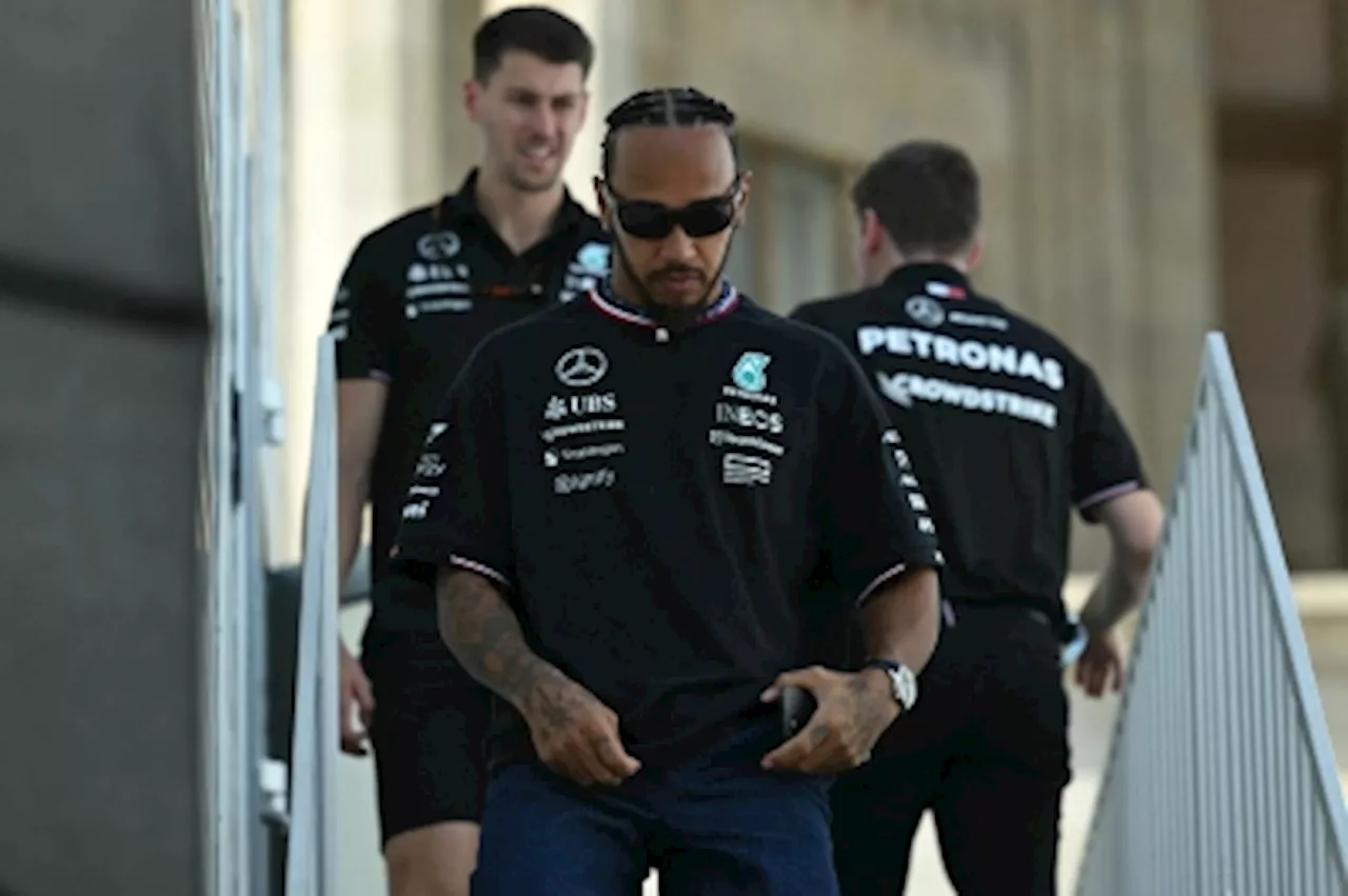 ‘It doesn’t change anything’: Hamilton says not disappointed design guru Newey left for Aston Martin instead of Ferrari