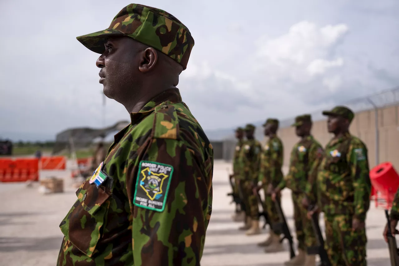 Jamaican soldiers and police arrive in Haiti to help fight gangs