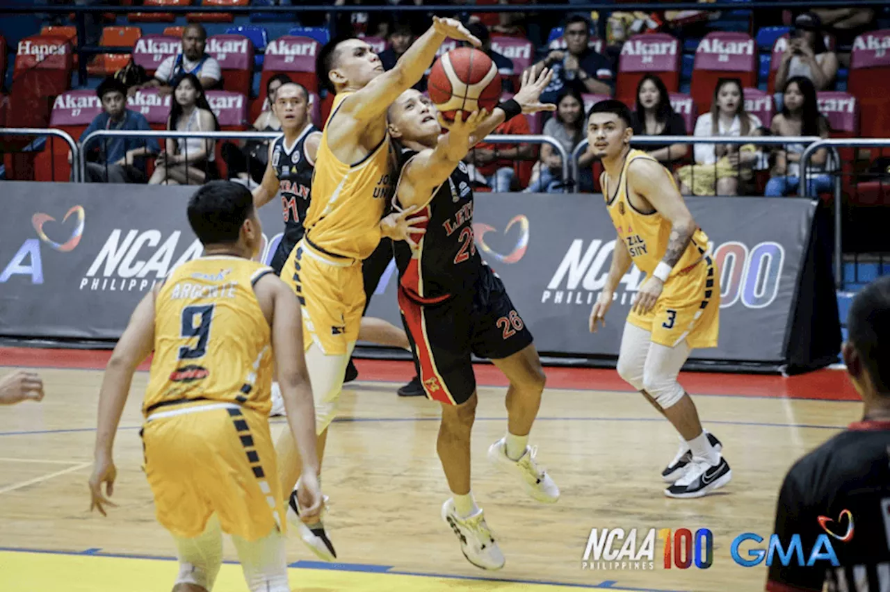 Letran dismantles JRU for first win