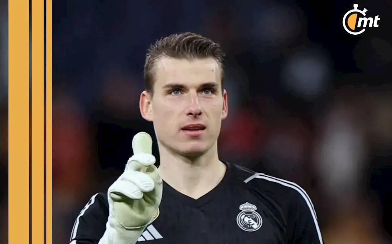 Pese a inactividad, Lunin renueva con el Real Madrid hasta 2030