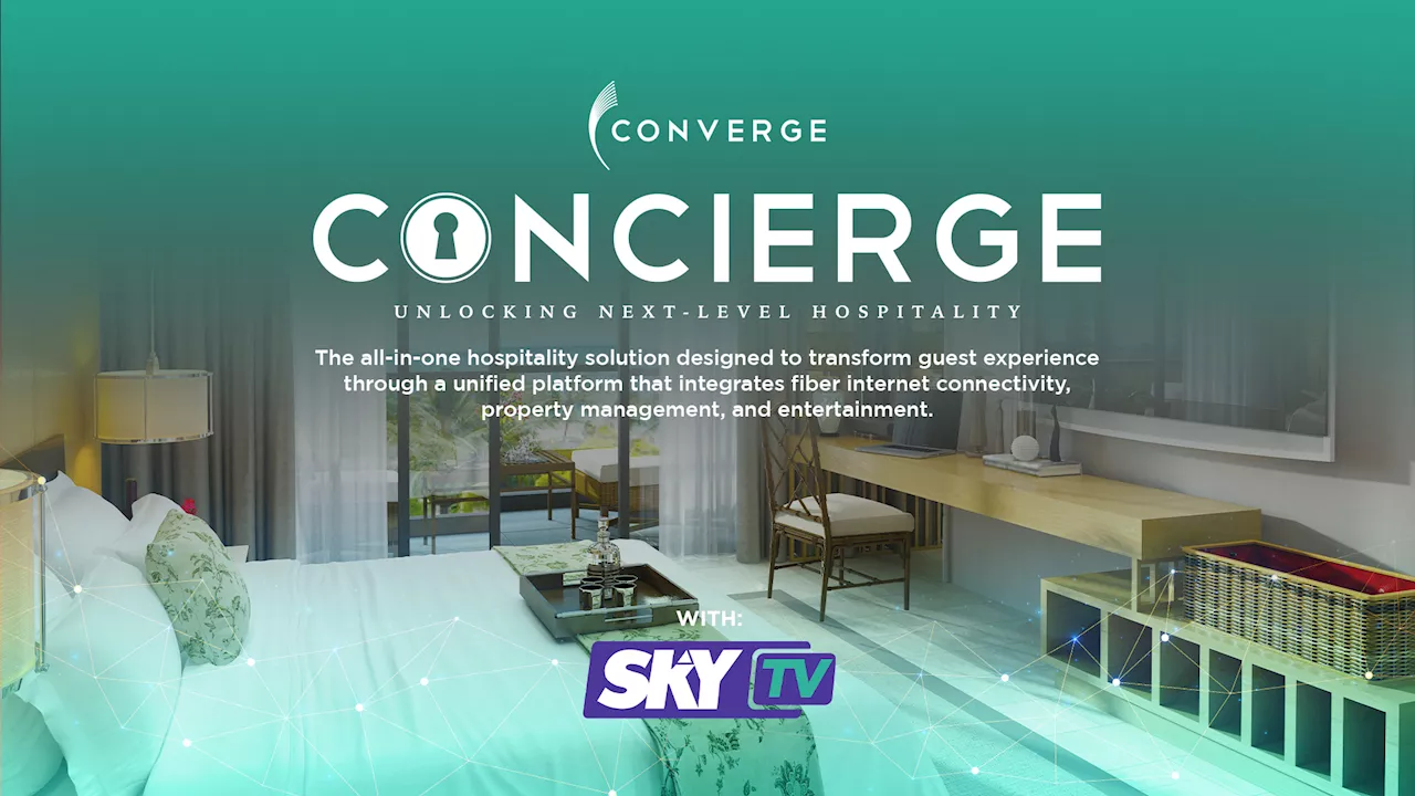 Converge unlocks next-level hospitality with Converge Concierge with SkyTV