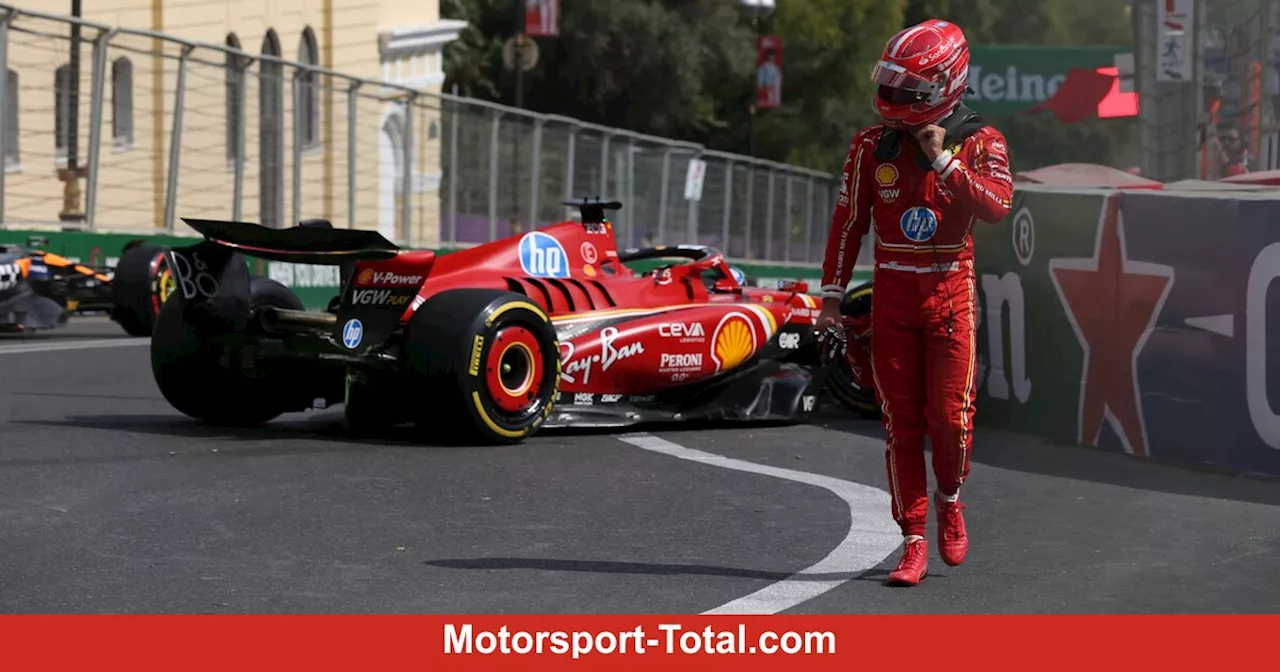 Baku-Freitag in der Analyse: Erst Crash für Leclerc, dann Bestzeit