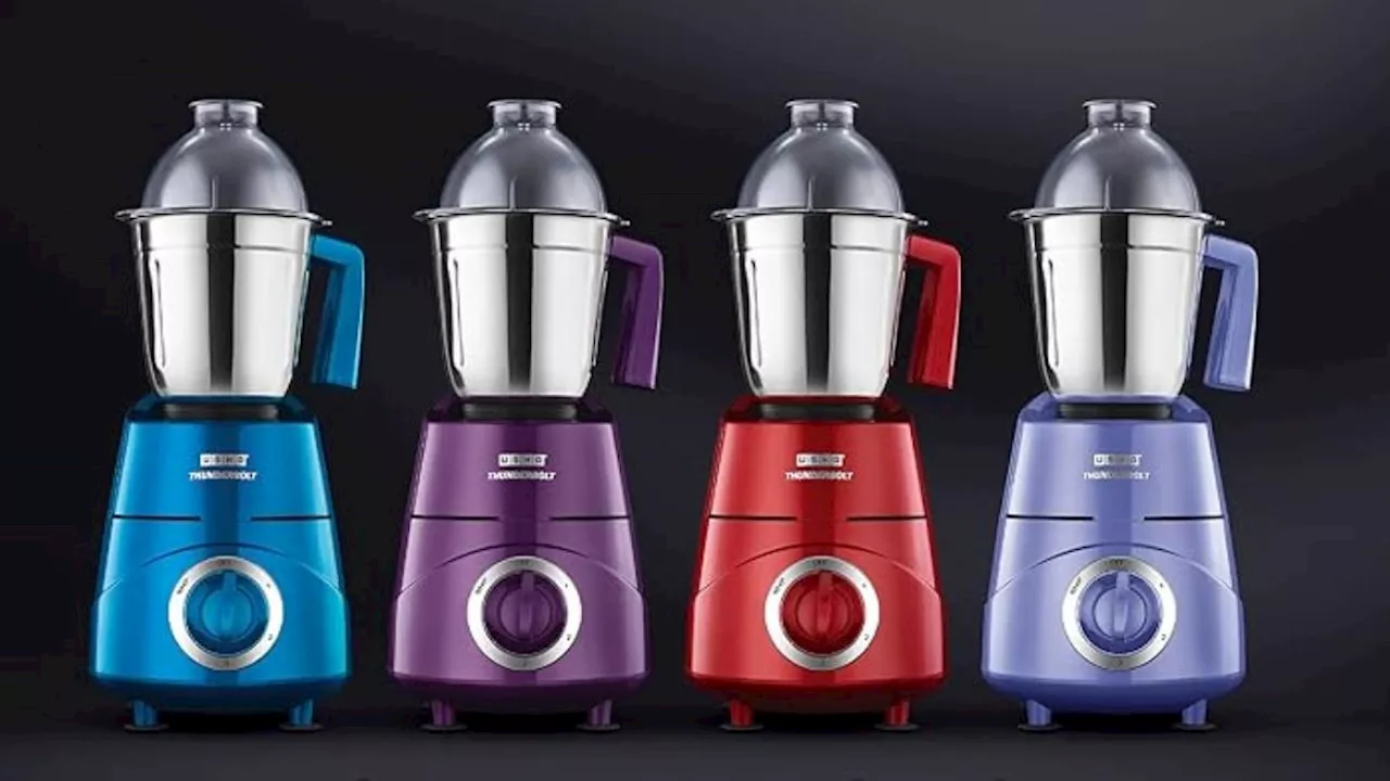 खड़े मसालों और दाल को Best Usha Mixer Grinder करेंगे मिनटों में ग्राइंड, पावरफुल मोटर के साथ मिलेगी लेस न्वॉइज सर्विस