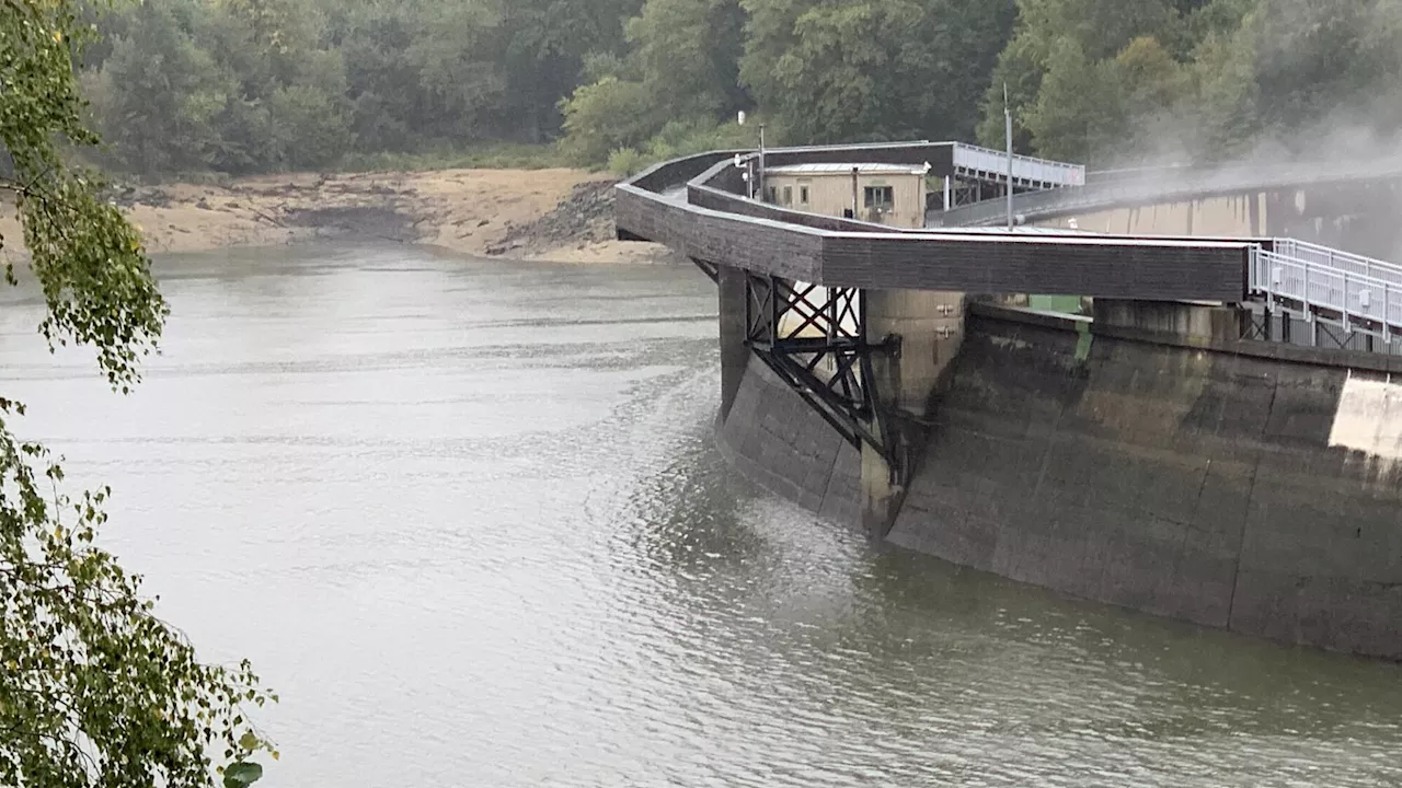 Stausee Ottenstein bietet Wasser-Pufferzone - Dobrastausee extrem voll