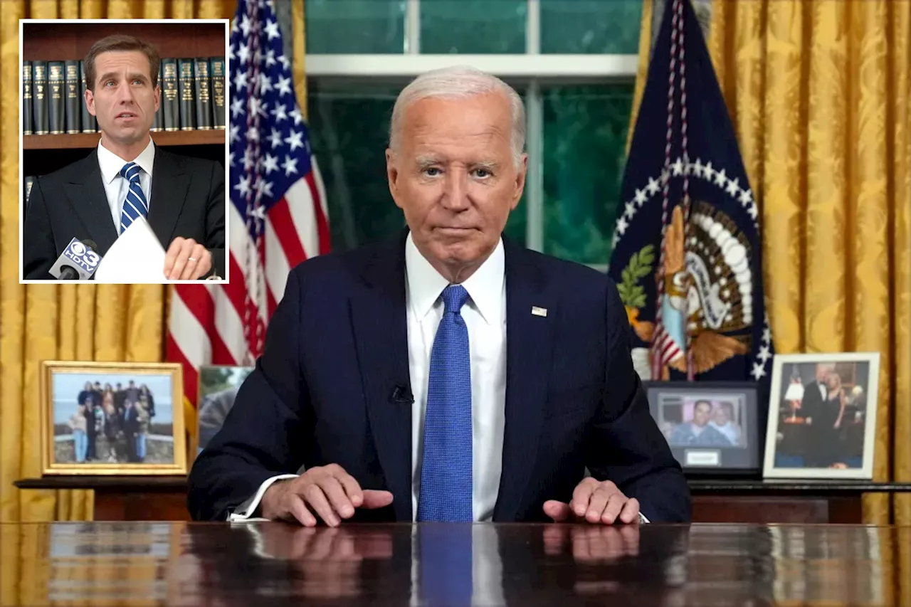 Biden uses first interview with newspaper after years of snubs to discuss late son Beau's link to trans candidate