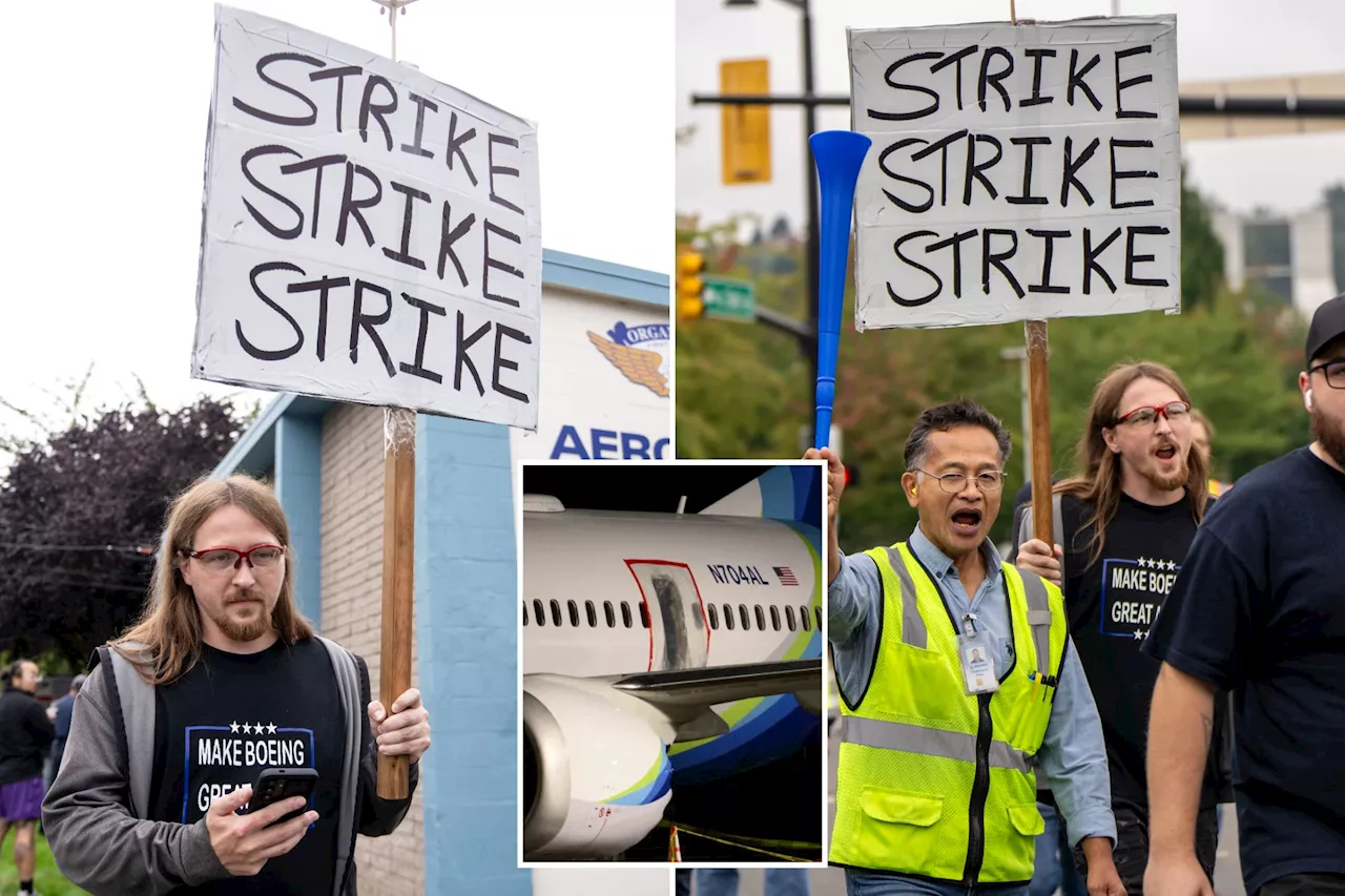 Boeing West Coast factory workers going on strike after 96% vote for walkout