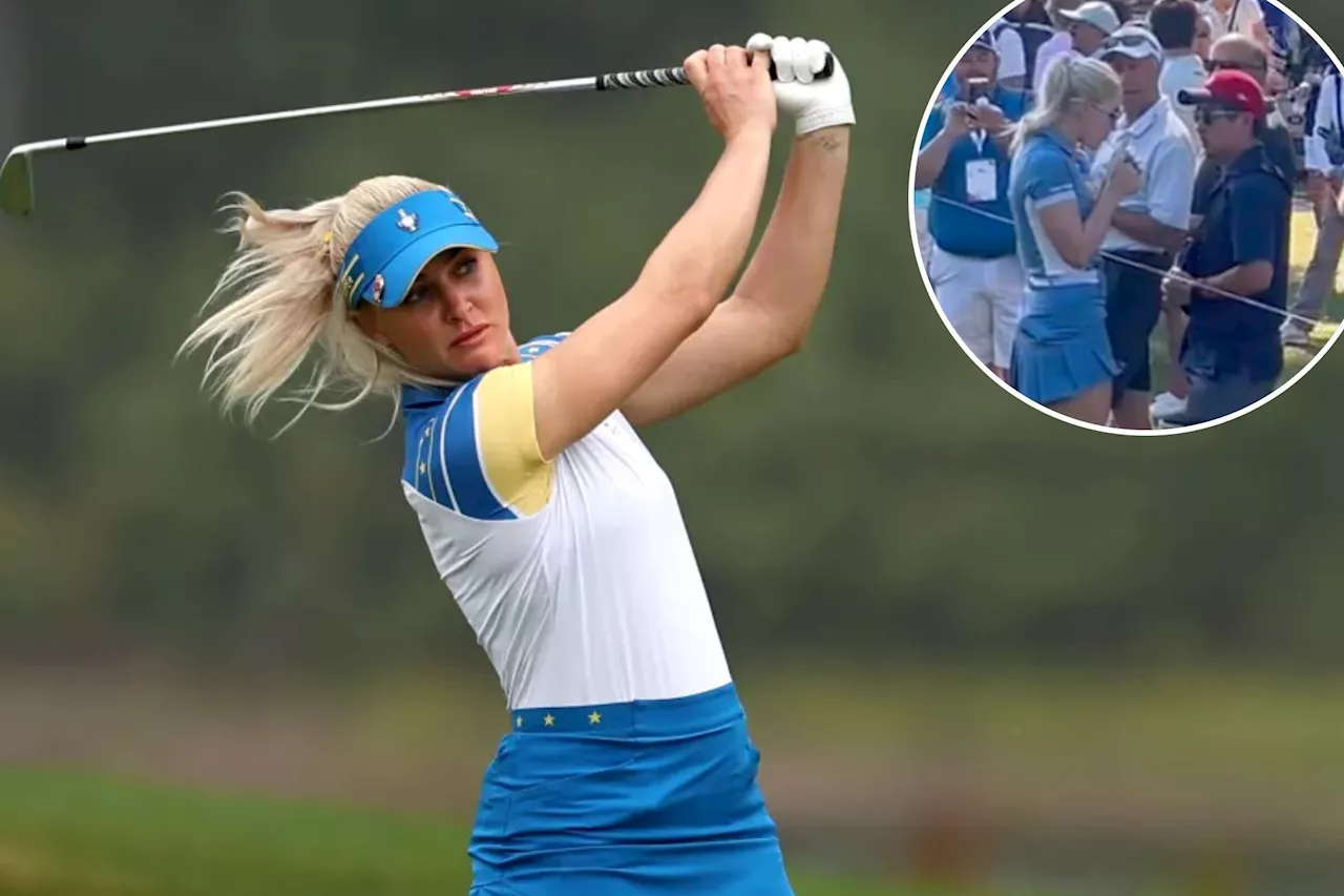 Charley Hull smokes her way to another viral moment at Solheim Cup