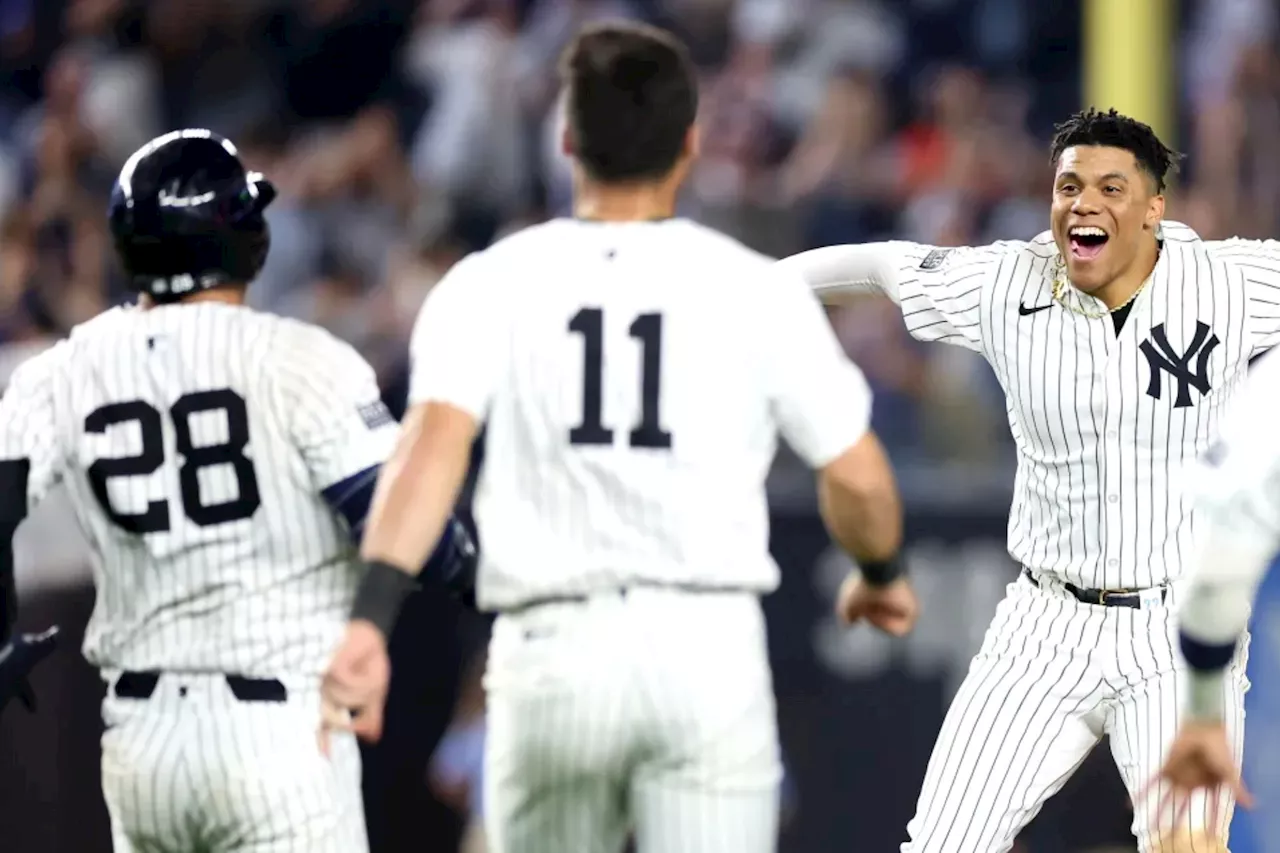 Juan Soto's walk-off single leads Yankees to hard-fought win over Red Sox