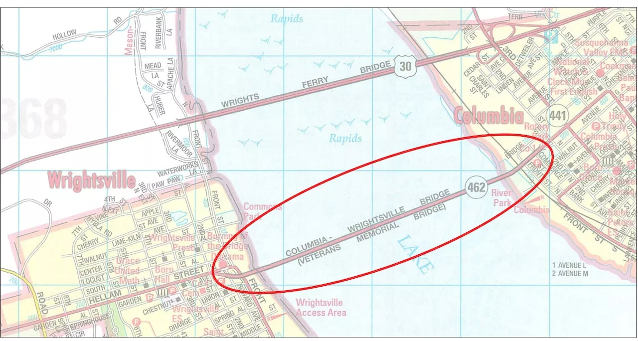 Online plans available for Route 462 bridge rehab project over Susquehanna: PennDOT