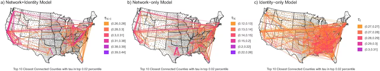 Social connections and local identities found to influence how language spreads in different areas