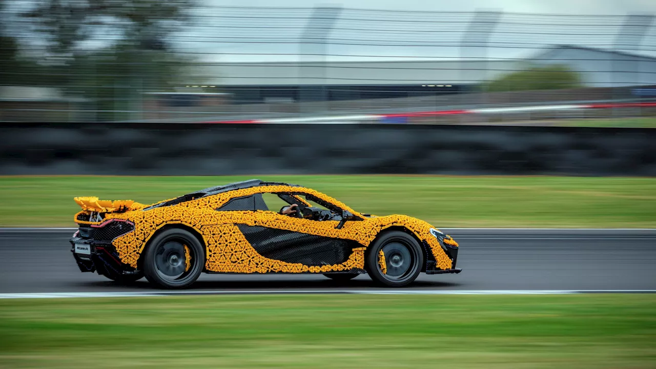 LEGO built a full scale, drivable McLaren P1 model