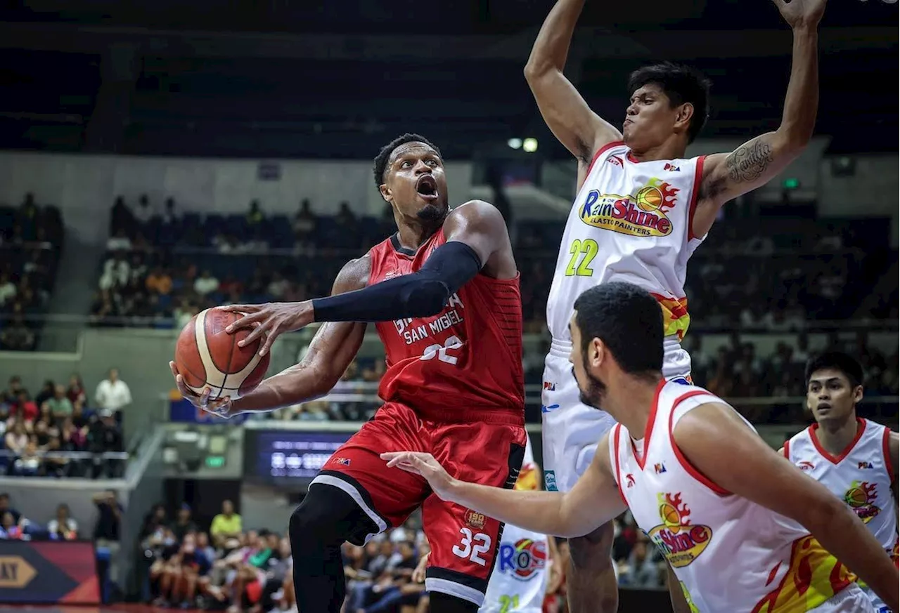 Brownlee drops 40 as streaking Ginebra gets back at Rain or Shine