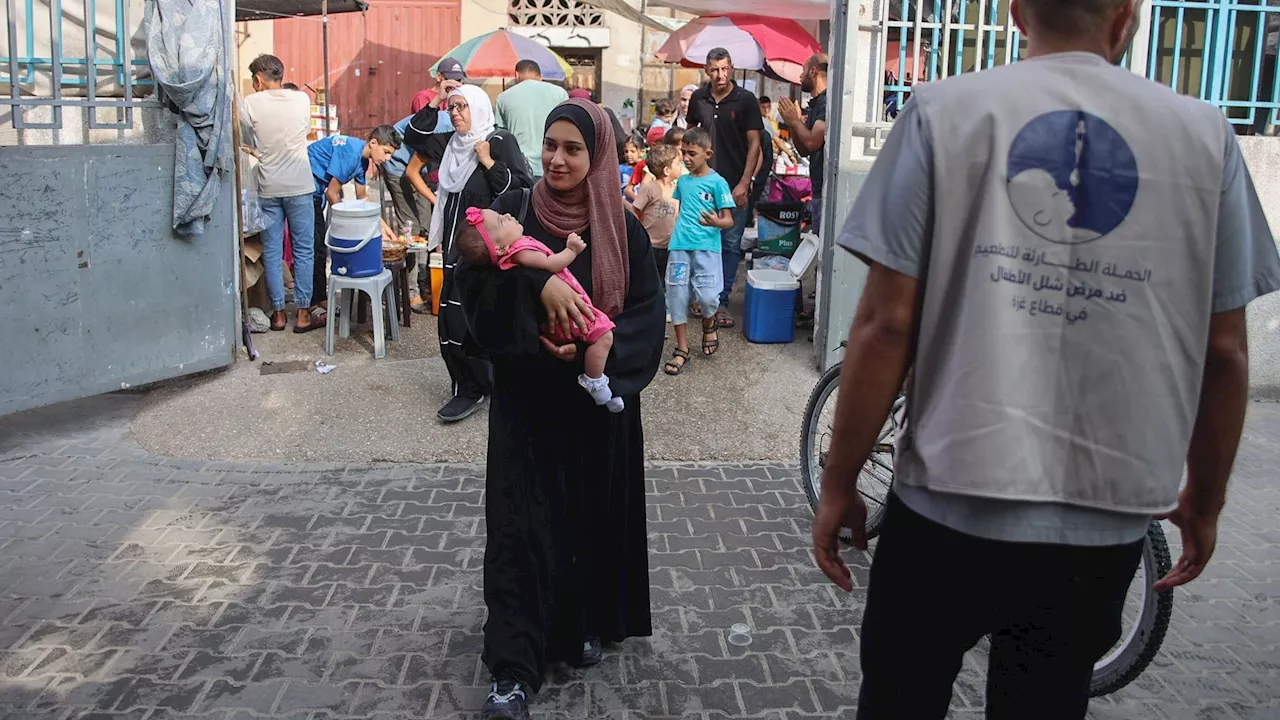 Gaza : la vaccination anti-polio à Gaza 'est un succès massif'