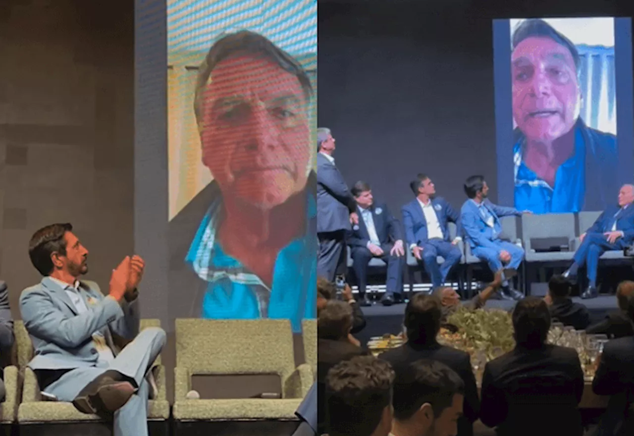 Bolsonaro aparece em evento de Ricardo Nunes e afirma apoio: