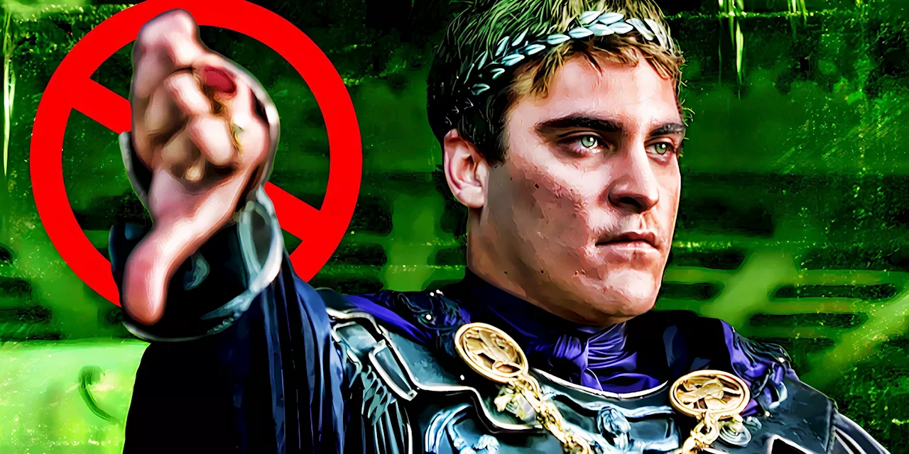 Joaquin Phoenix’s Signature “Thumbs Down” Move In Gladiator Is Historically Inaccurate