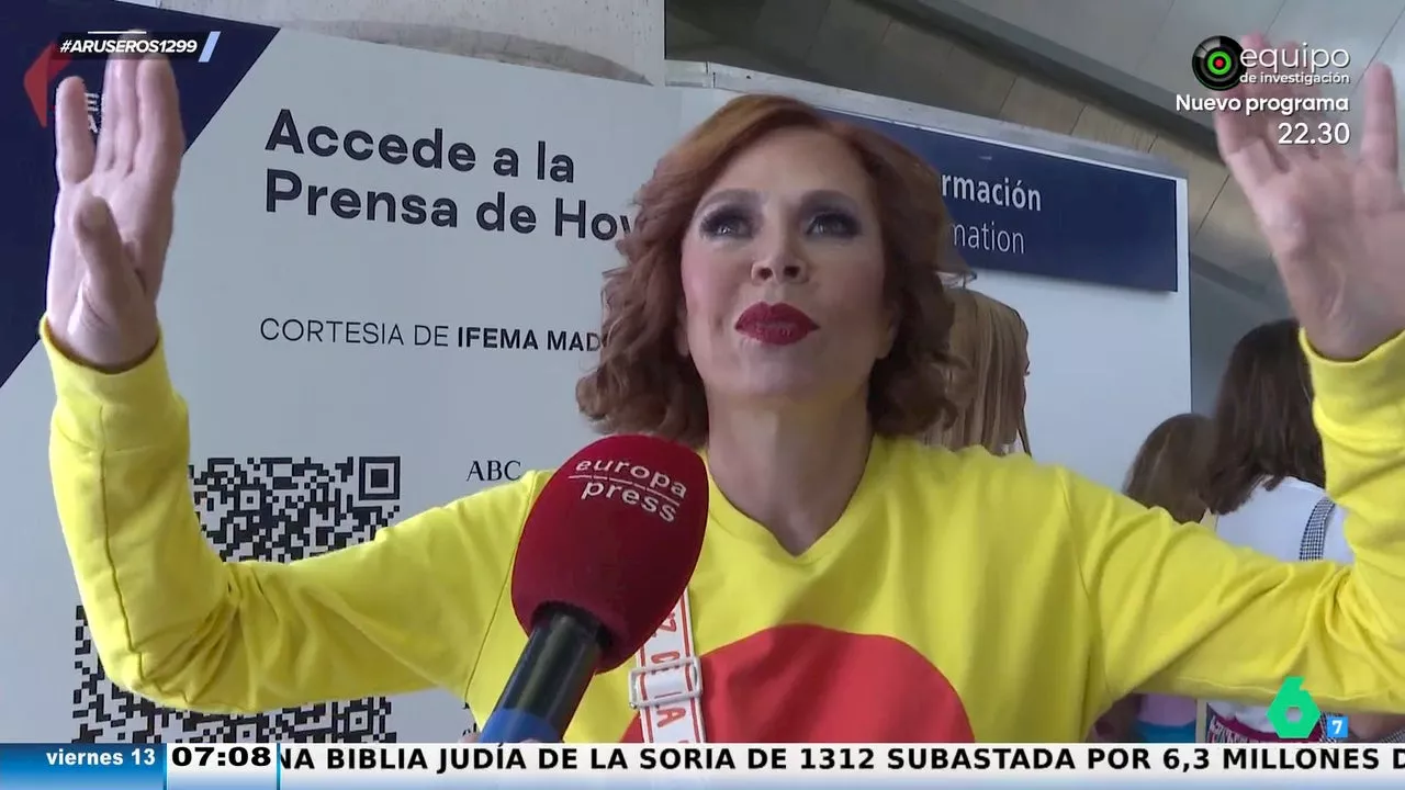 Ágatha Ruiz de la Prada responde a Carmen Lomana y habla de su encuentro con Milei: 'Es superdotado'