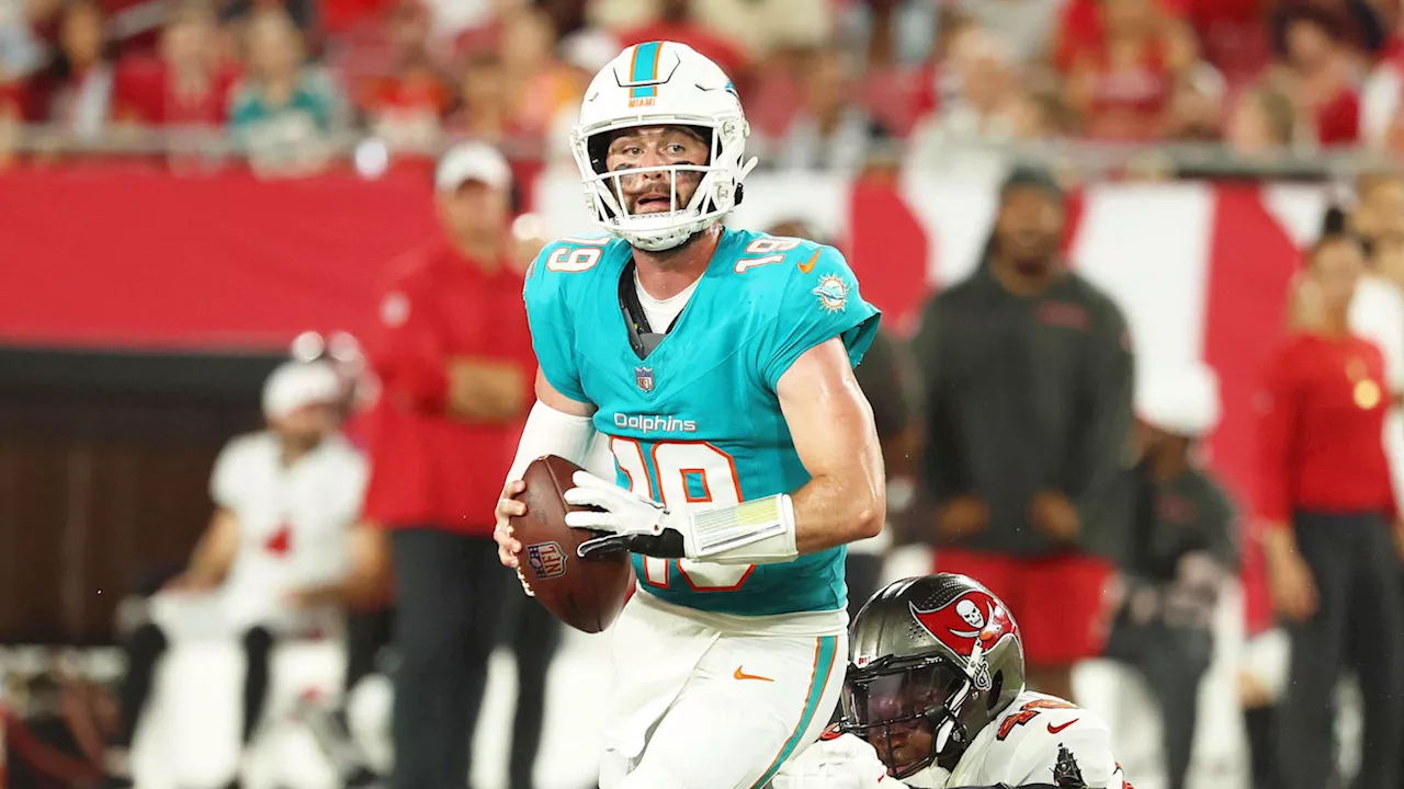 Skylar Thompson Closes Game For Dolphins After Tua Tagovailoa Exits With Concussion