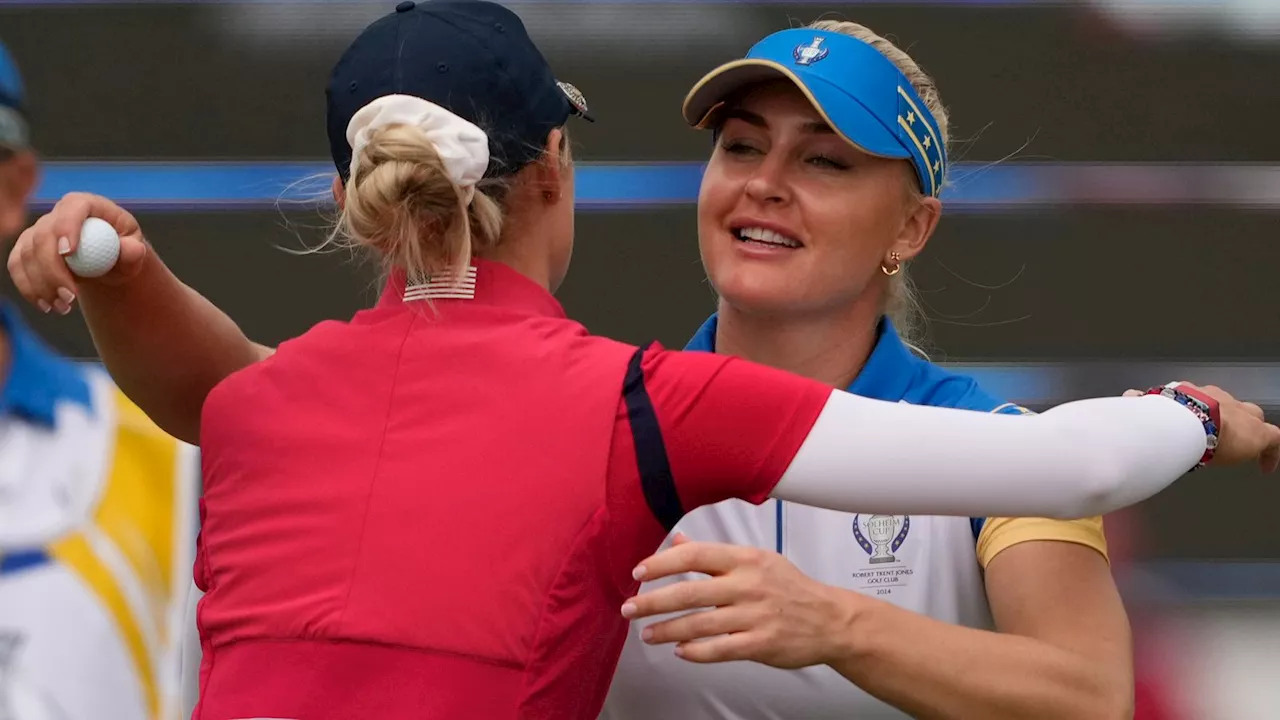 Solheim Cup 2024: Team USA lead Team Europe 3-1 after opening foursomes session in Virginia