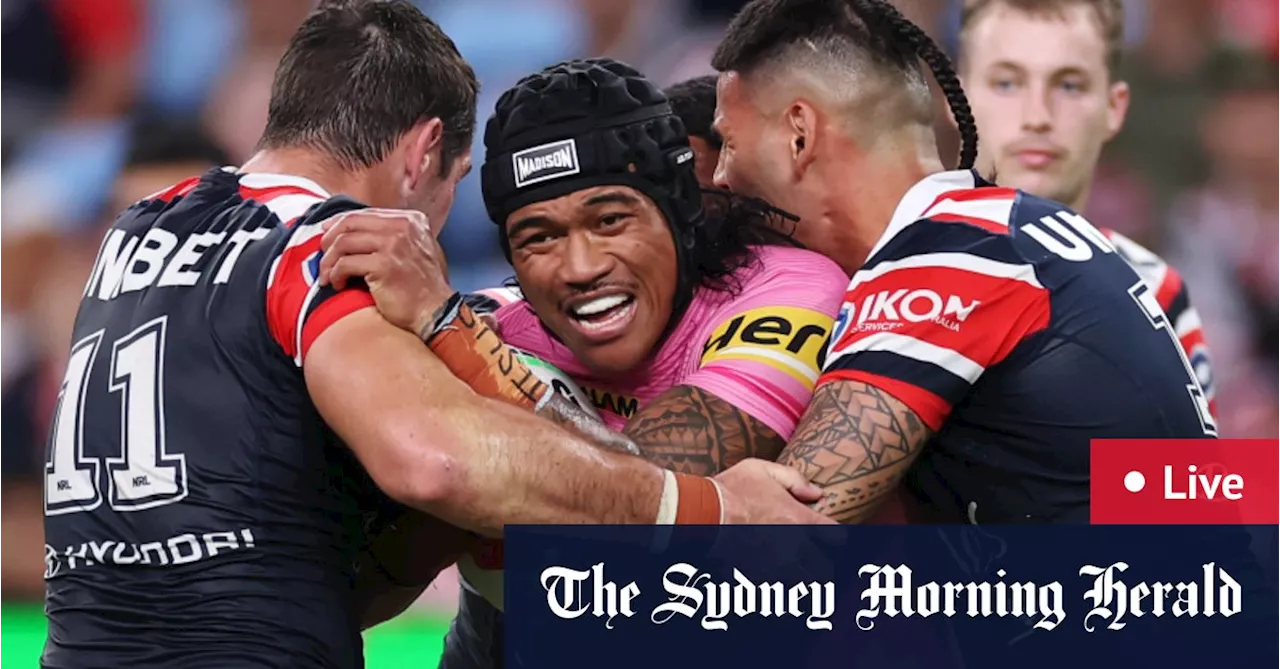 NRL finals LIVE: Penrith Panthers v Sydney Roosters at BlueBet Stadium