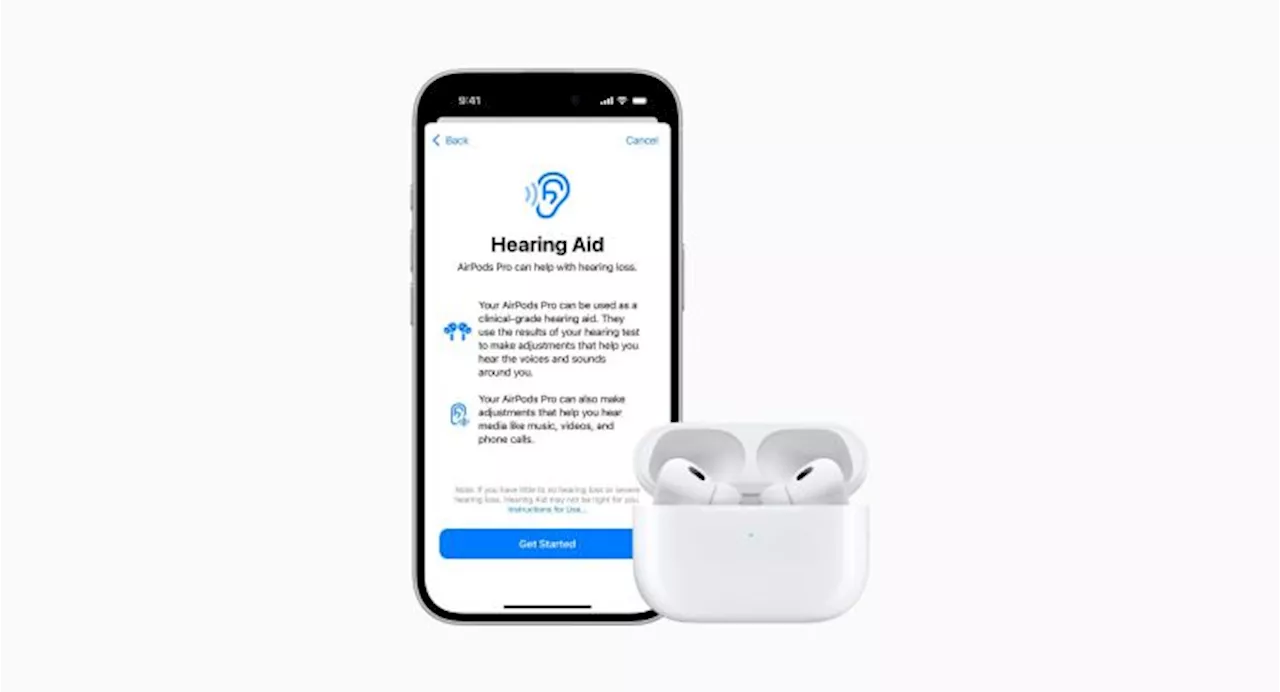 Apple erhält FDA-Zulassung für rezeptfreie Hörgerätefunktion in Airpods Pro 2