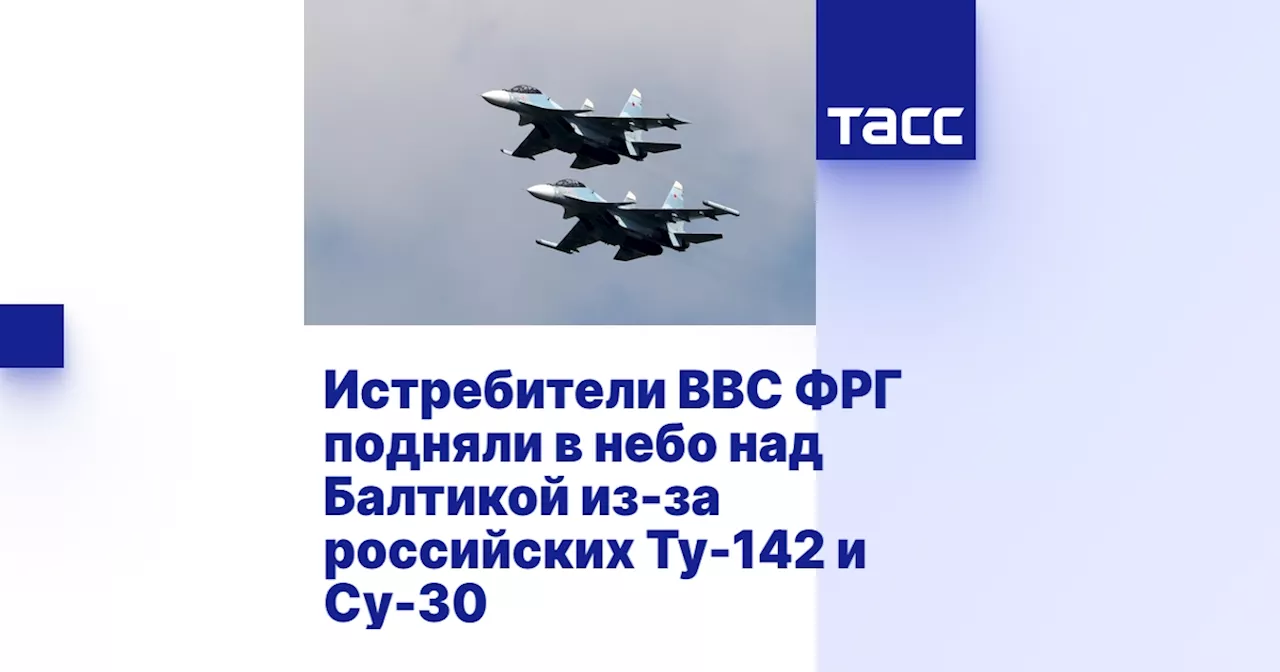 Истребители ВВС ФРГ подняли в небо над Балтикой из-за российских Ту-142 и Су-30