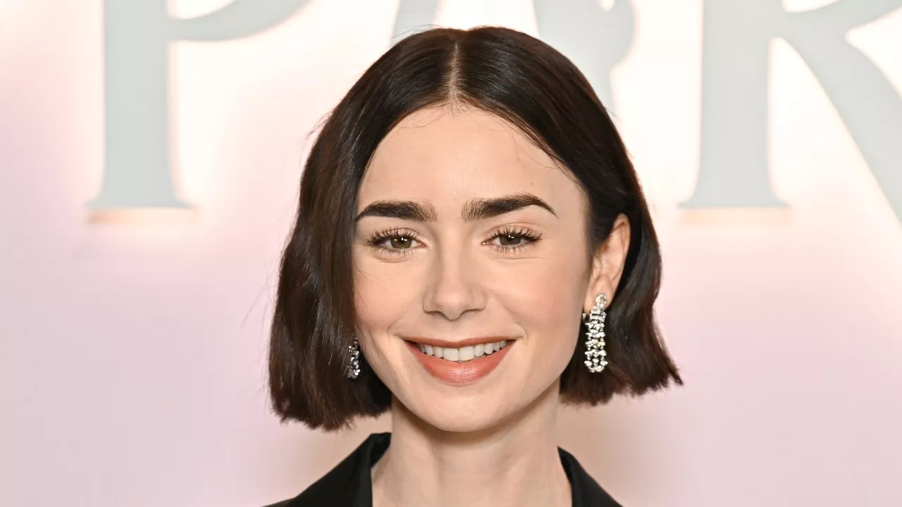 Lily Collins Wore a See-Through Flapper-Esque Dress With a Modern Twist — See Photos