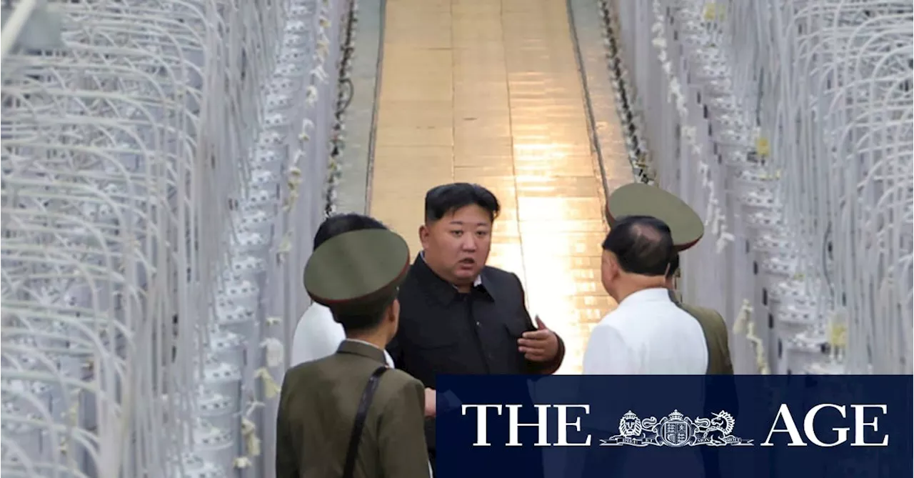 Kim Jong-un shown in first photos of uranium enrichment site