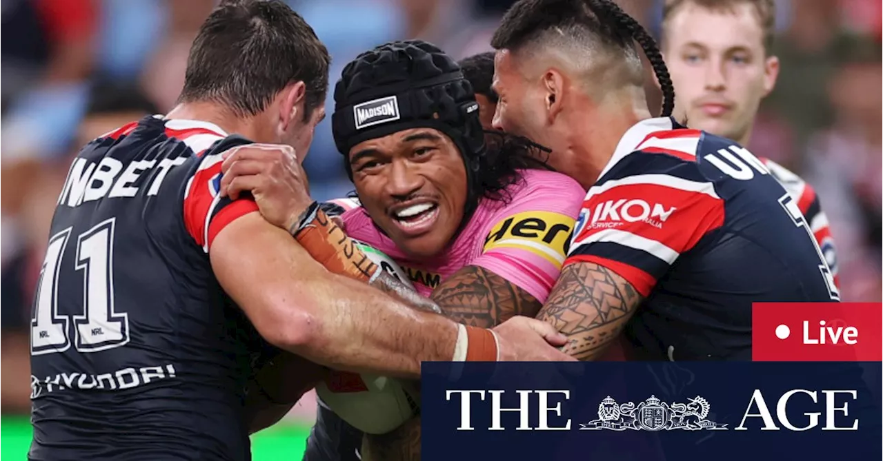 NRL finals LIVE: Penrith Panthers v Sydney Roosters at BlueBet Stadium