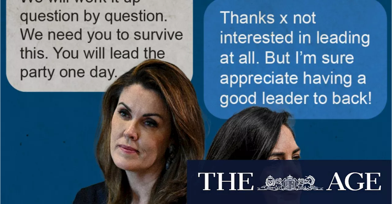 ‘Terrify them’: Text trove reveals Credlin’s secret advice to Deeming