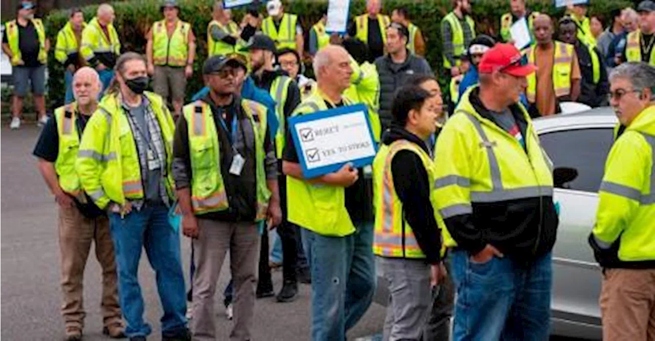 Boeing workers reject contract, paving way for potential strike