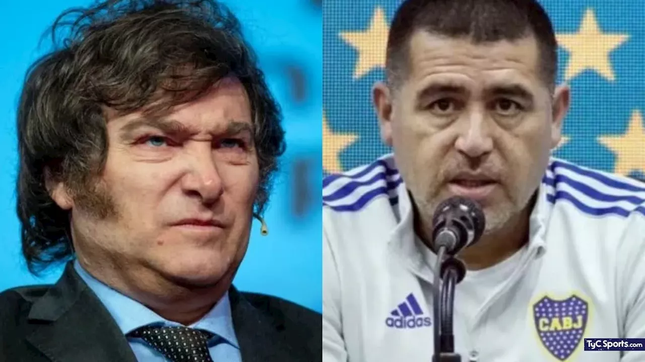 Riquelme recordó el apoyo de Milei a Macri y le dejó un deseo para su presidencia