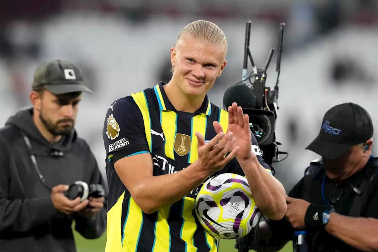 Erling Haaland er igjen kåret til månedens spiller i Premier League