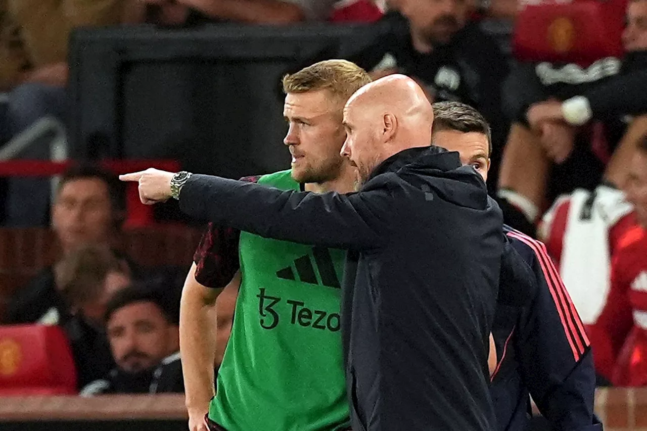 Ten Hag blijft geloven in De Ligt en Casemiro