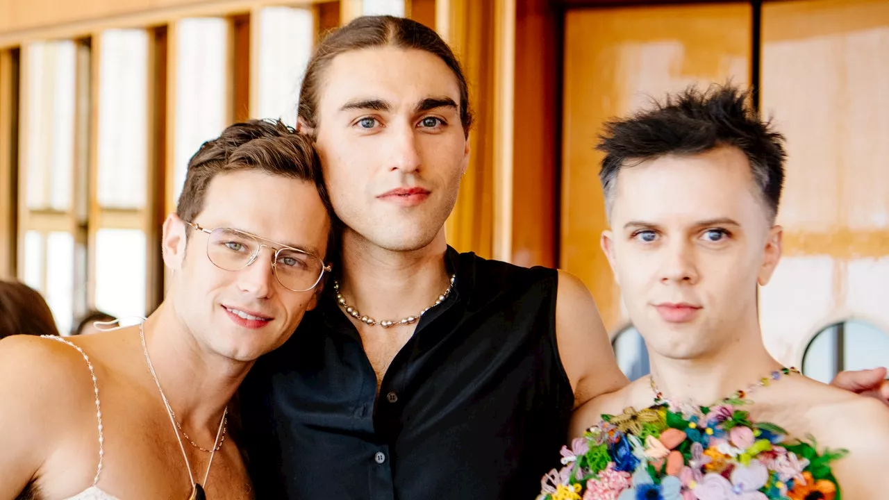 Presley Oldham Takes His Cult Favorite Pearls to New York Fashion Week with Brandon Flynn, Cole Escola, and More