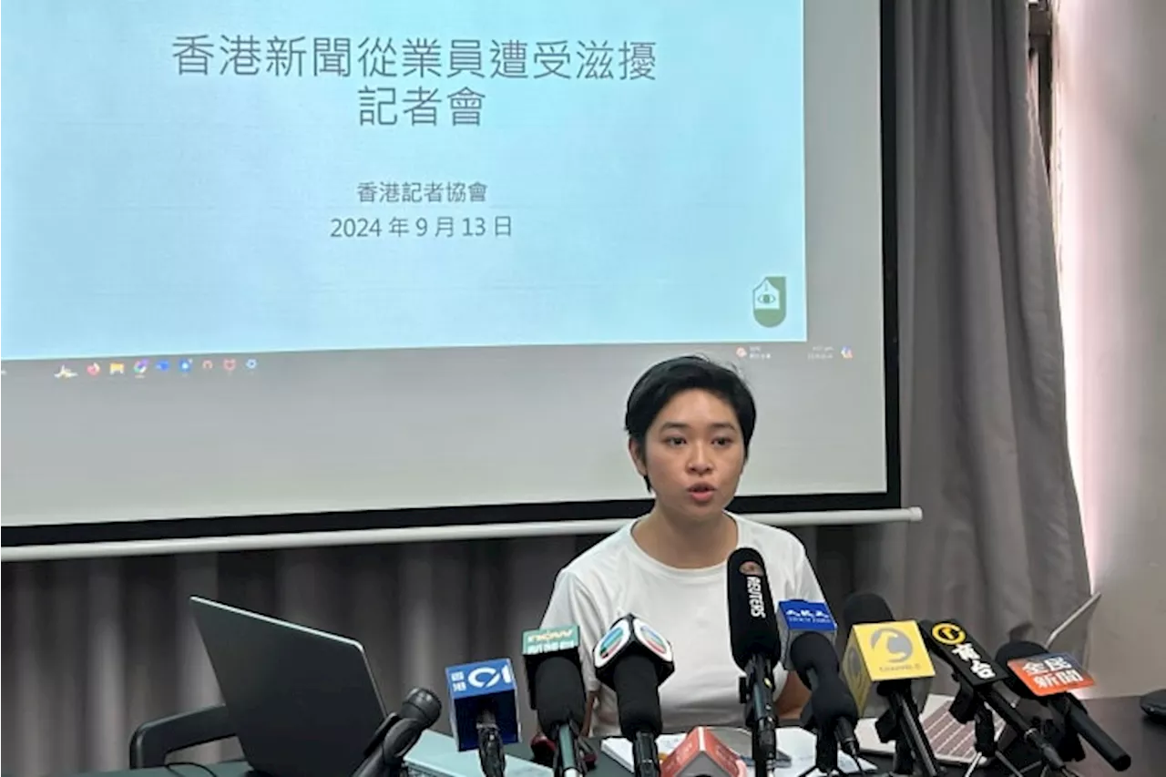 Dozens of Hong Kong journalists and some of their families have been harassed, media group says