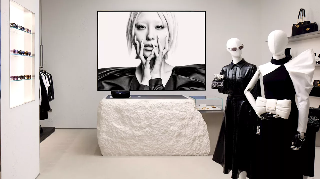 Karl Lagerfeld Store Gets a Futuristic Makeover with ‘Karl-isms’ and Interactive Displays