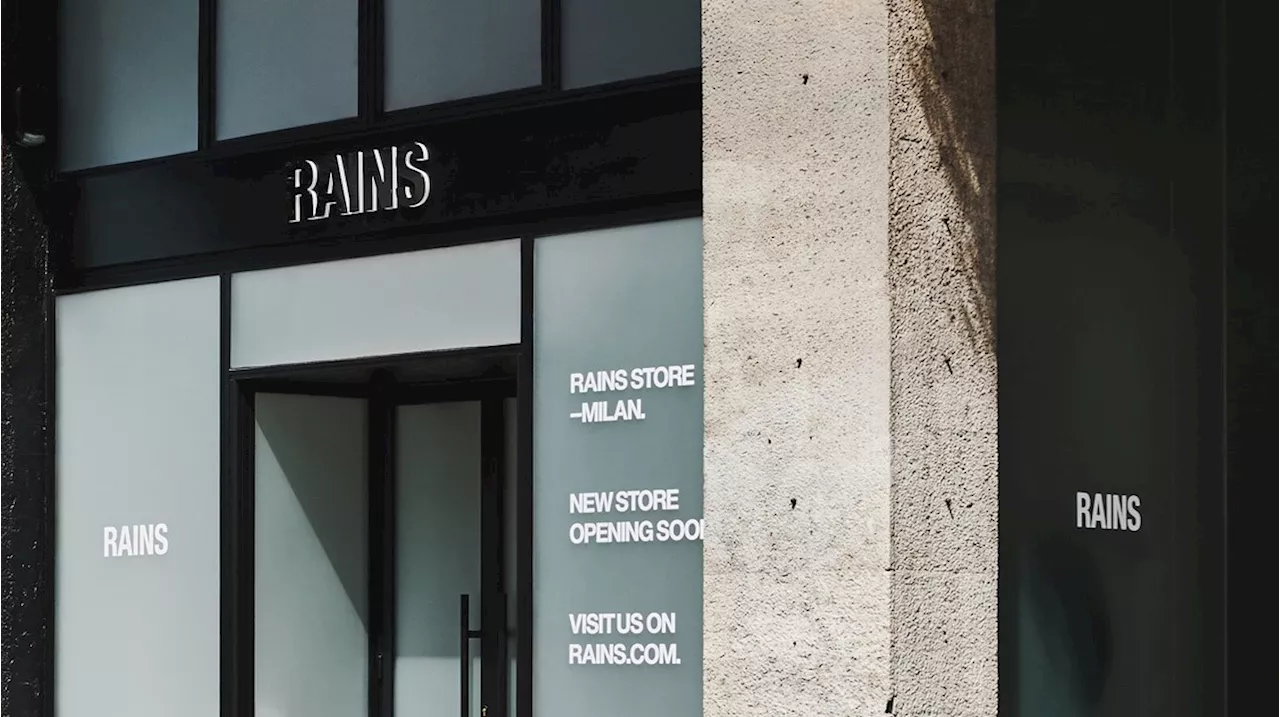 Rains Opens Flagship Store in Milan, Marking New Retail Expansion Phase