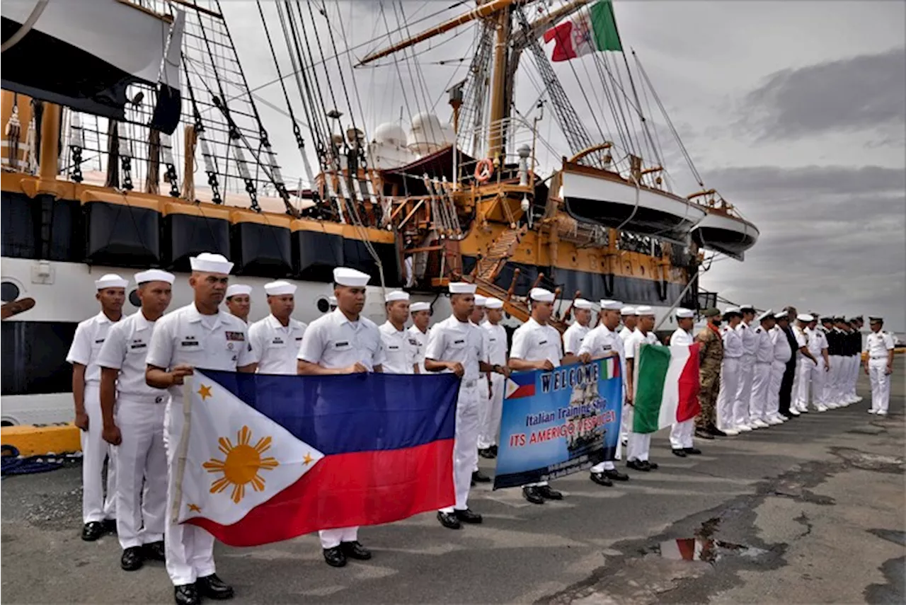 Amerigo Vespucci Arriva a Manila per la 23a Tappa del Tour Mondiale