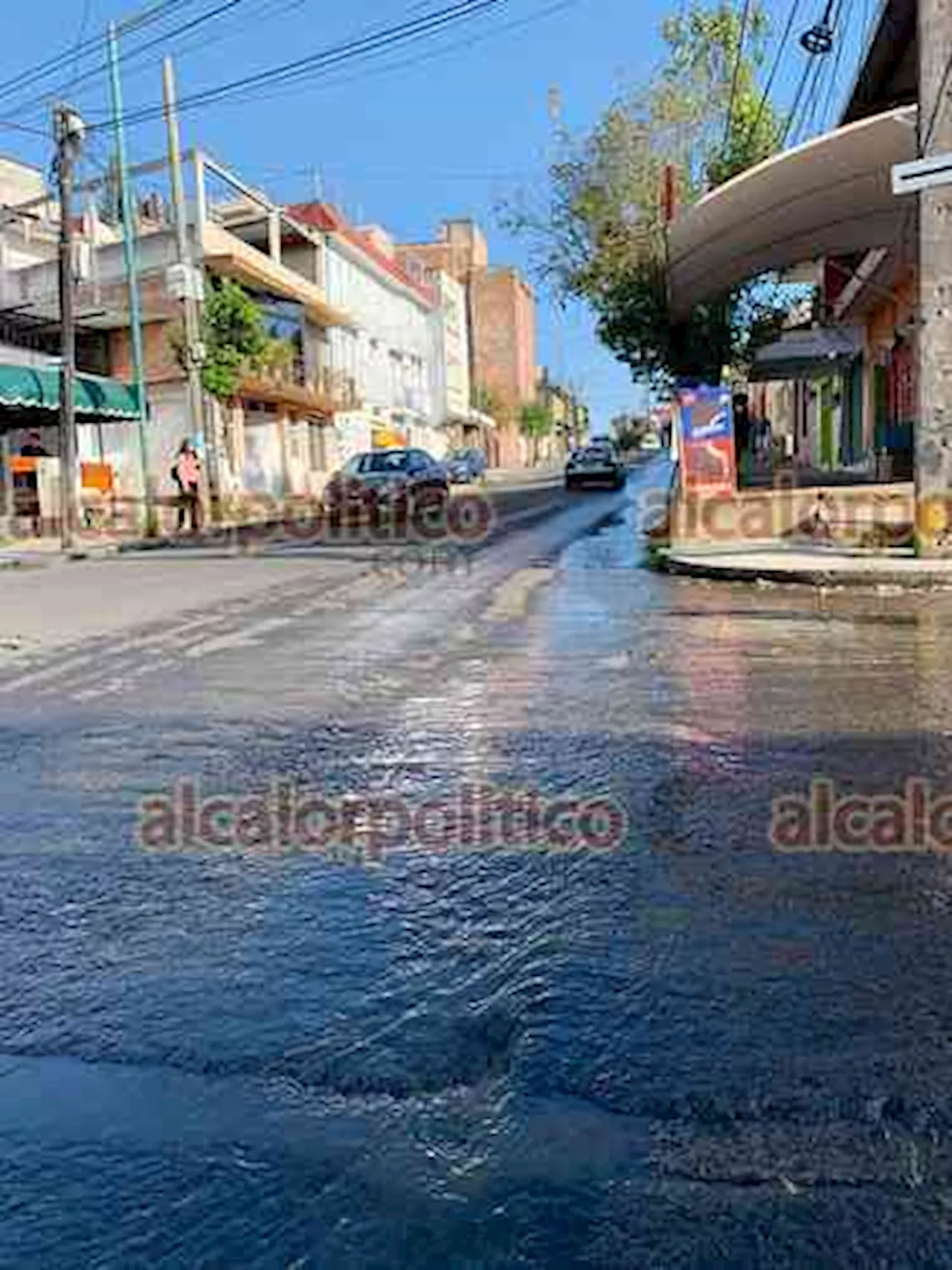 Pérdida del 40% del agua potable en Xalapa por fugas