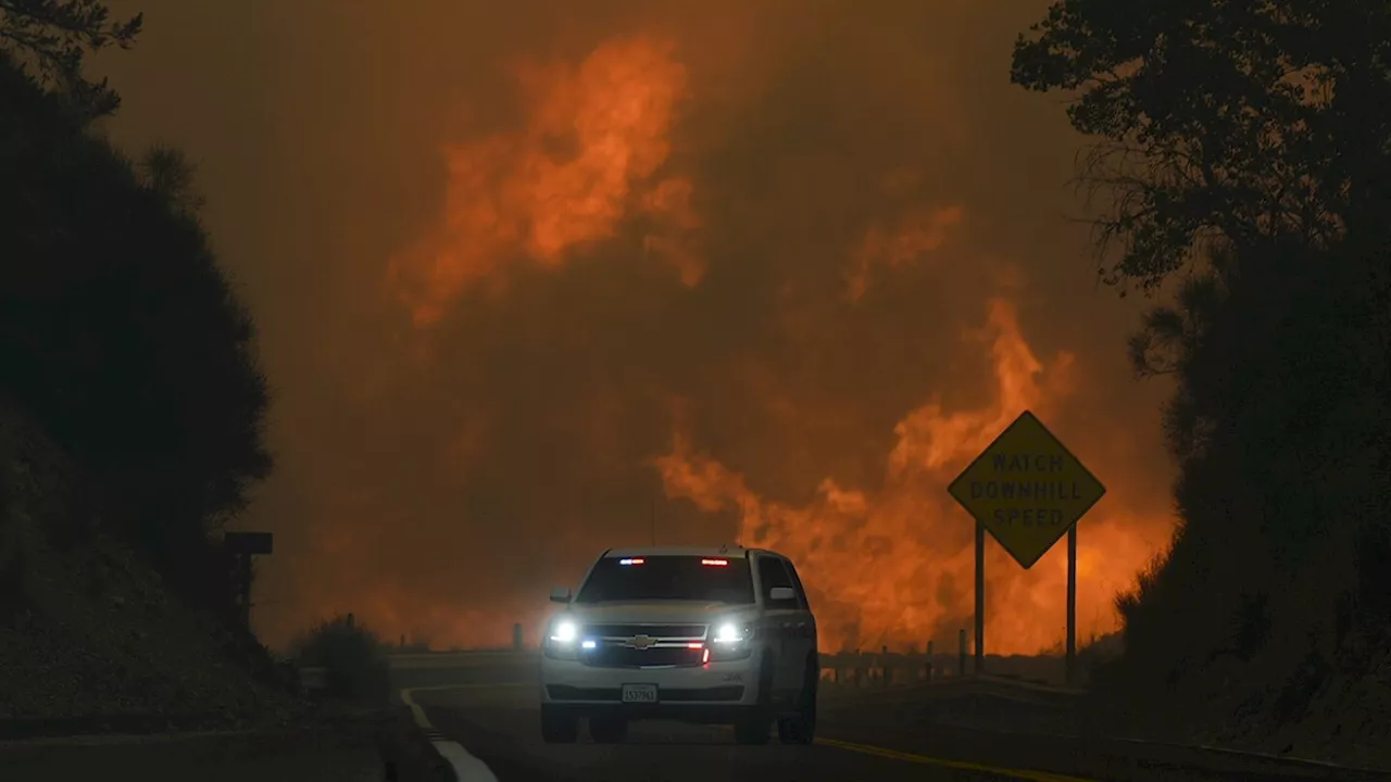 Firefighters gain ground on 3 huge Southern California blazes