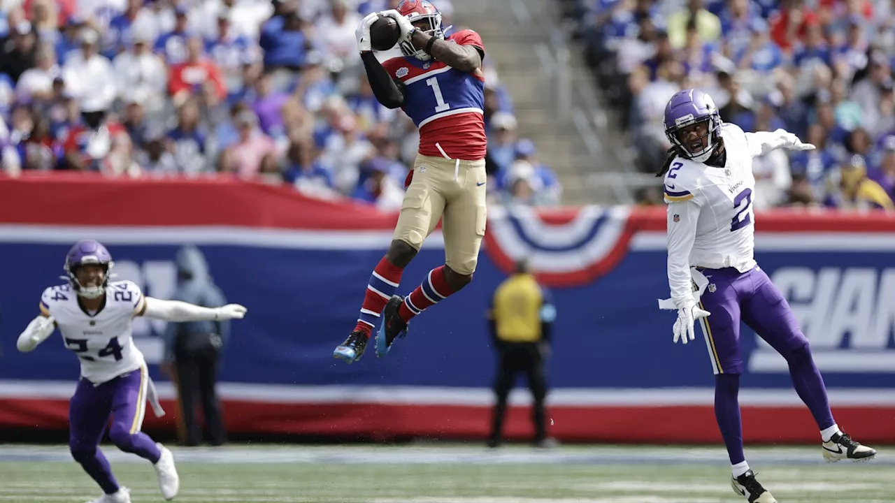 Giants receiver Malik Nabers practices and avoids the injury report for the Commanders game