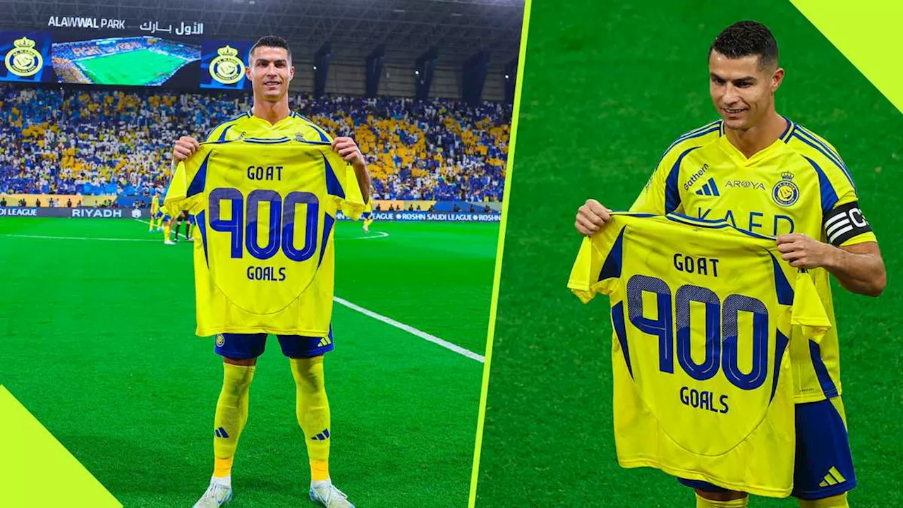 Ronaldo Celebrates 900 Career Goals With Al Nassr