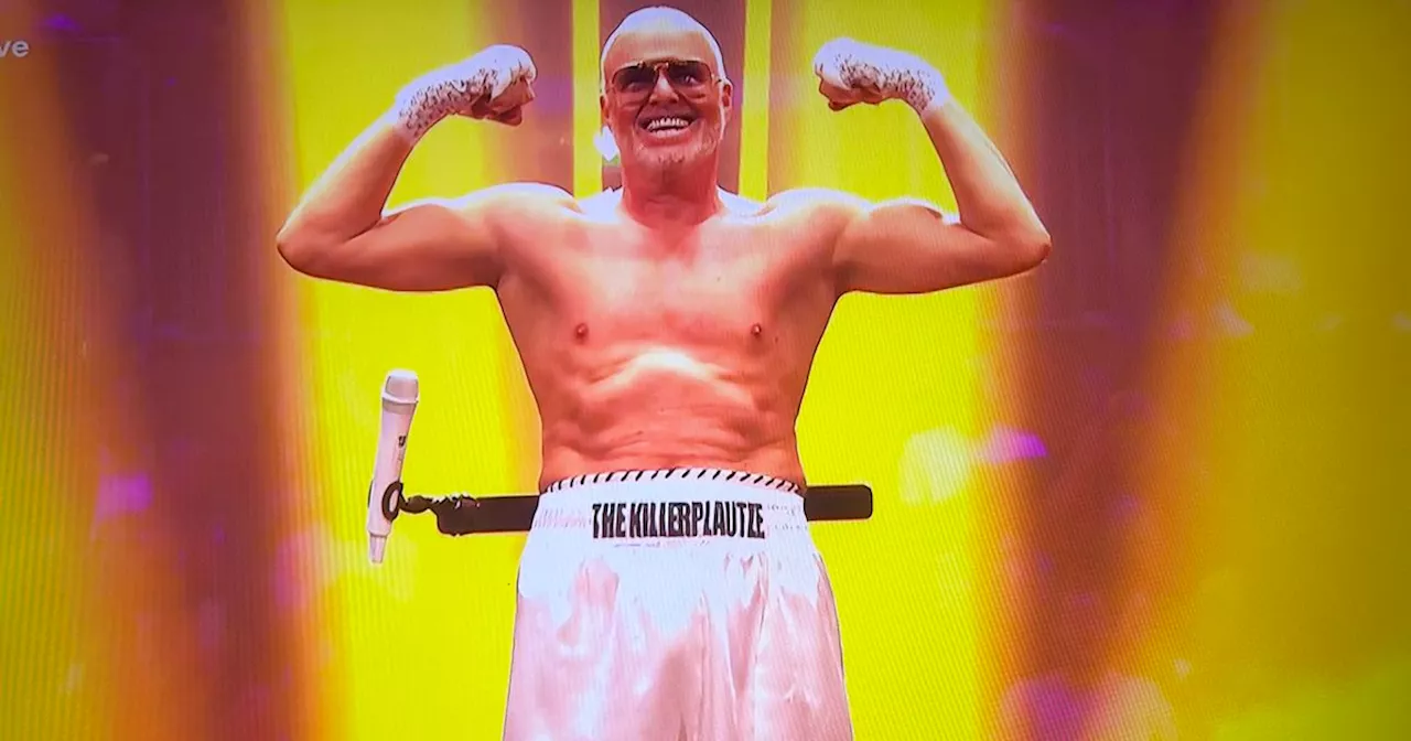 Stefan Raab zeigt sich der erstmals der Öffentlichkeit beim 'Final Fight'