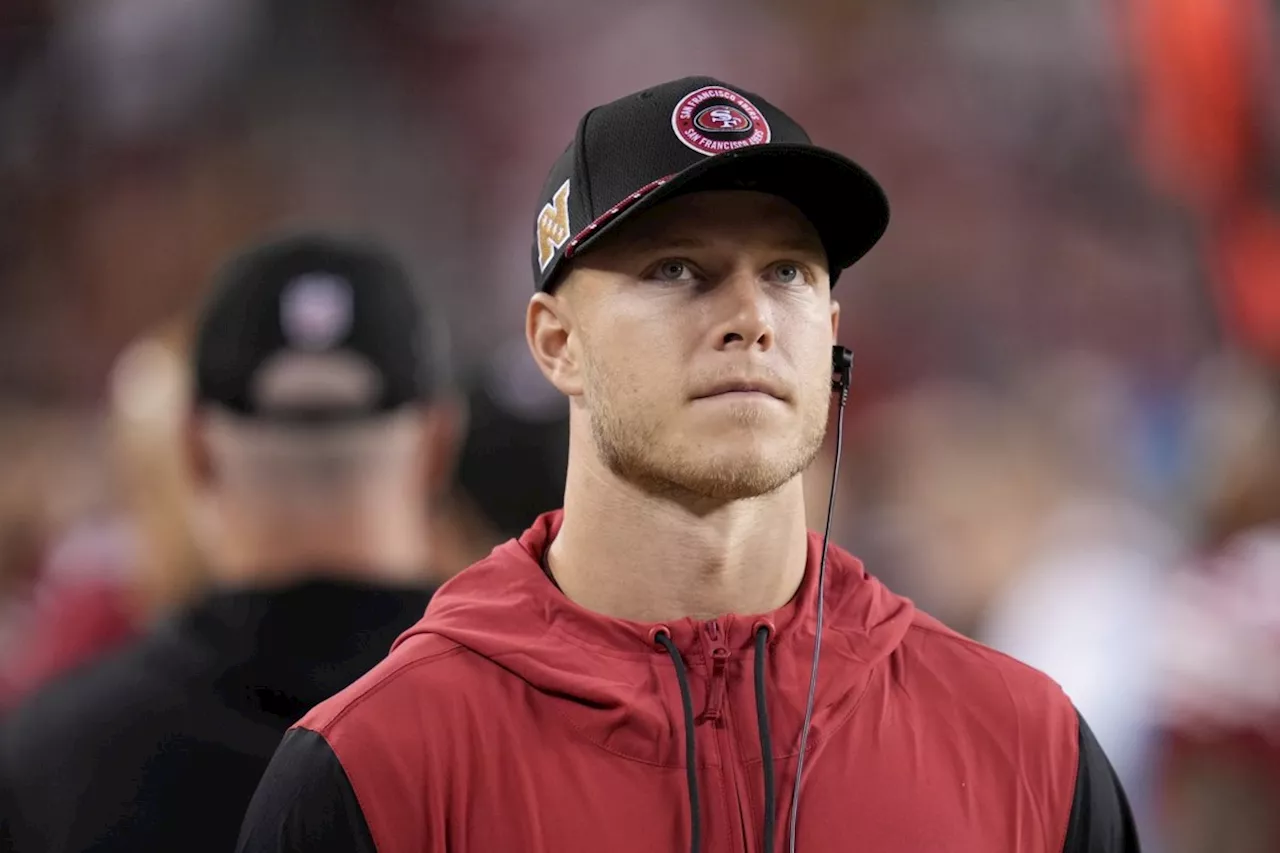 Christian McCaffrey is placed on injured reserve for the 49ers and will miss at least 4 more games