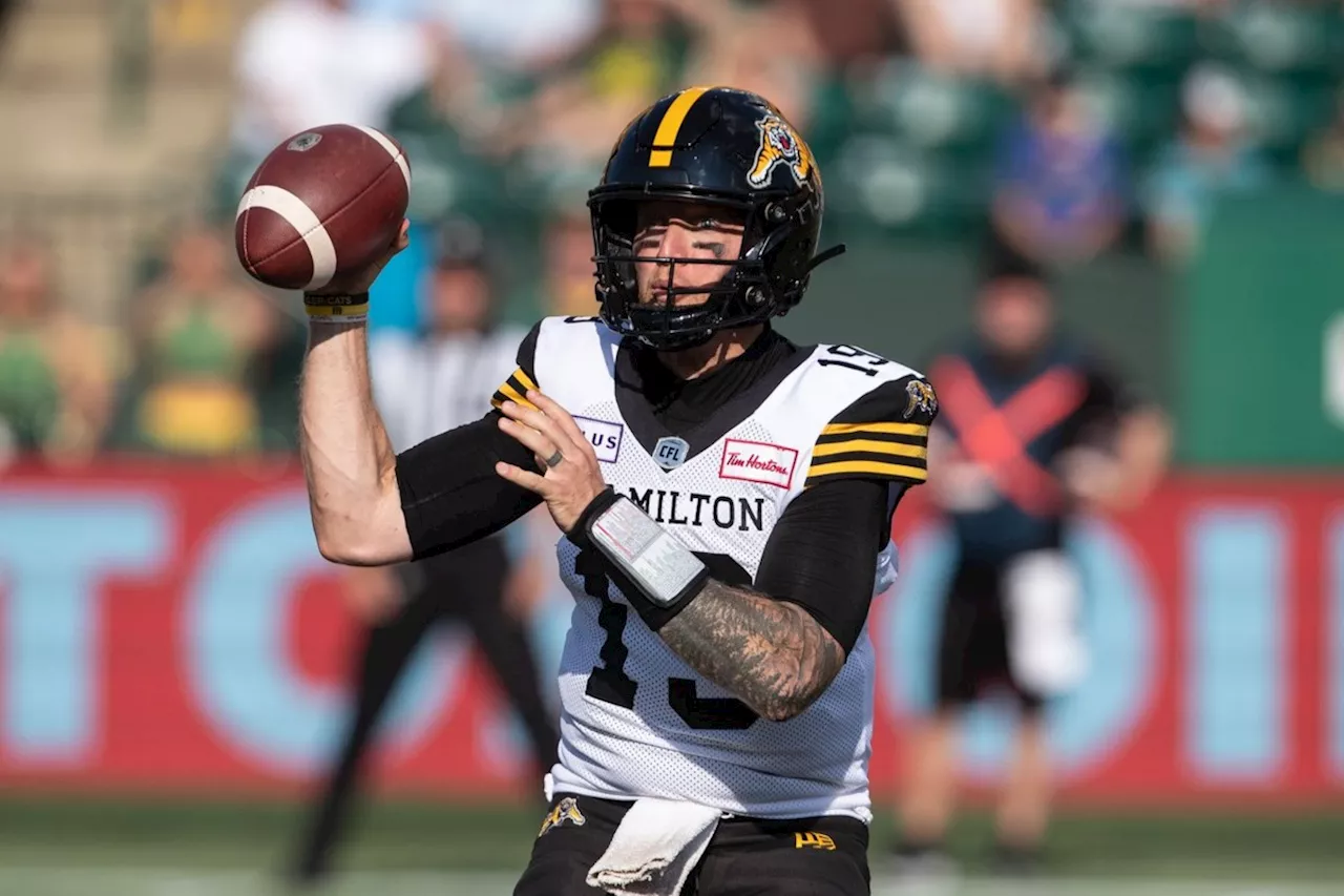 Mitchell throws two TD passes as Tiger-Cats earn important home win over Redblacks