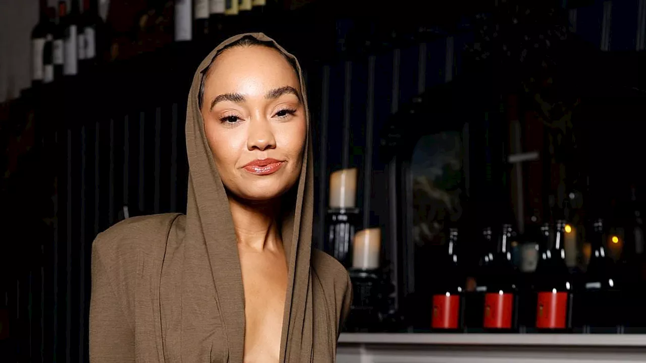 Leigh-Anne Pinnock sets pulses racing in a plunging hooded gown as she joins Jodie Turner-Smith at...