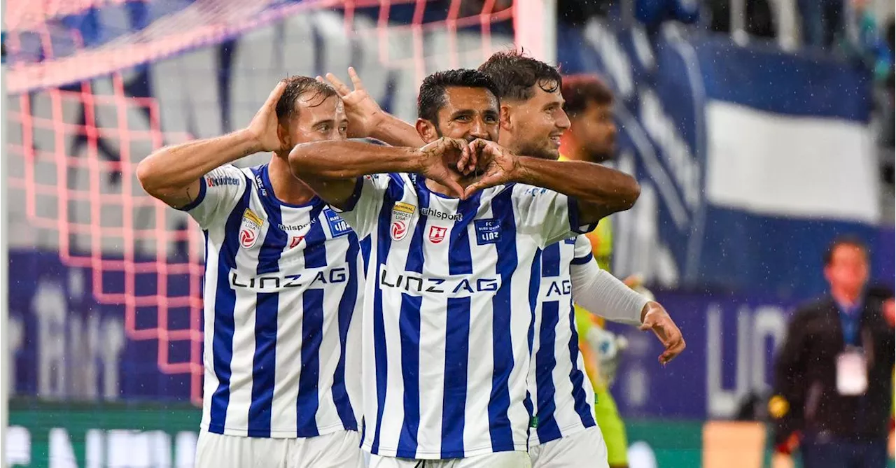 Ronivaldo schießt Blau-Weiß Linz zum Derby-Sieg