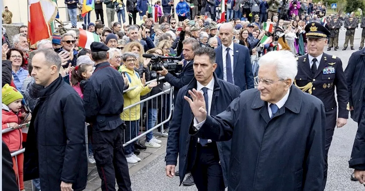 Mattarella alle celebrazioni in Carnia: “Il fascismo era complice della ferocia nazista