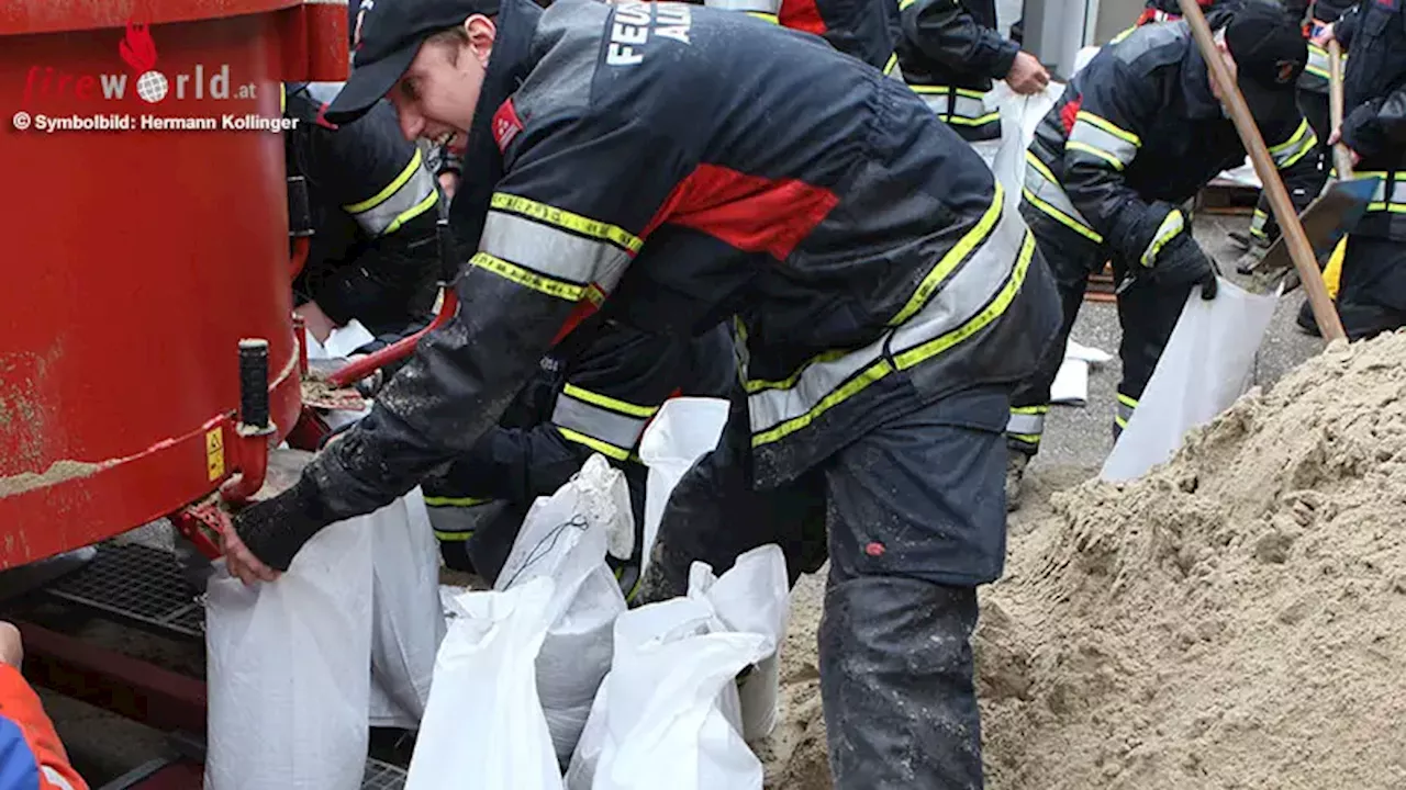 Sandsäcke der Feuerwehren nicht für die Öffentlichkeit verfügbar